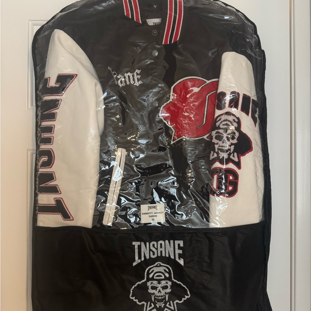 Black and White Varsity Jacket